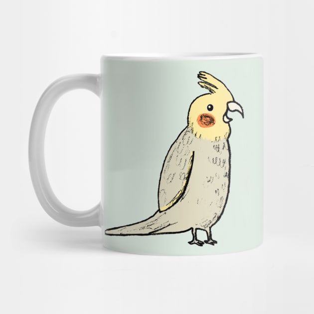 Happy Cockatiel by Sophie Corrigan